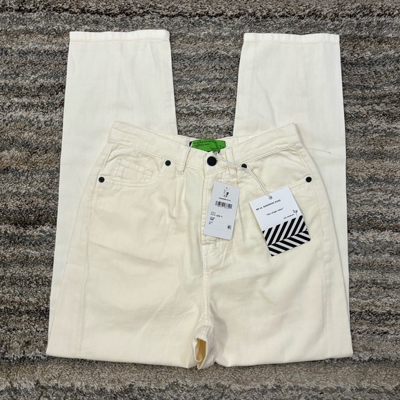 Sandrine Rose High Rise Tapered Leg Jeans Sz 24 NWT | High Rise Women Jeans * - Picture 1 of 14